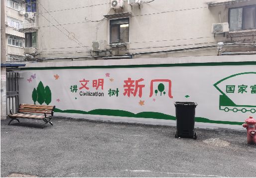 黄山社区墙绘